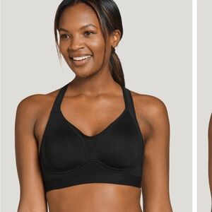 Women's Black jockey Sports Bra